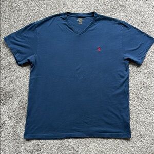 Polo by Ralph Lauren Classic Blue Short Sleeve V-Neck Tee